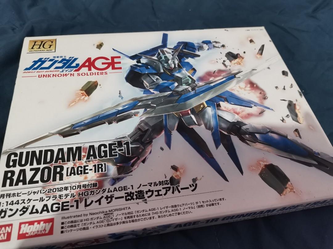 Hg Gundam Age 1 Razor Conversion Wear Kit Toys Games Action Figures Collectibles On Carousell
