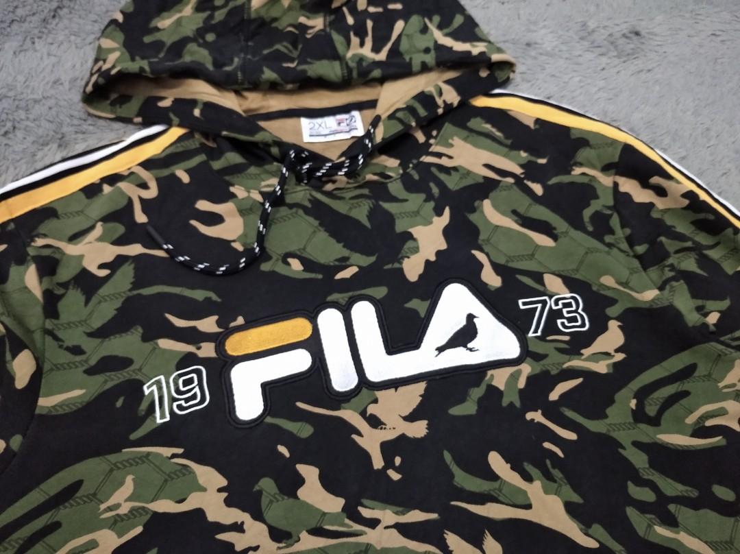 Fila camo shop hoodie