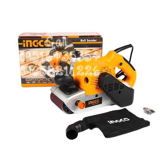 INGCO 1200W Belt Sander (Category: Construction Tools & Equipment) located in Caloocan City. Submitted by abieghail (Listing ID 1119042828, Image 2). Description: INGCO 1200W Belt Sander Model : PBS12001 Voltage: 220-240V~50/60Hz Input power: 1200W No-load speed: 500m/min Sanding belt size: 610x100mm Quick release belt change system Dust suction facility Aluminum housing base With 1pc sanding belt Contact us for faster transaction. TO GOD BE THE 