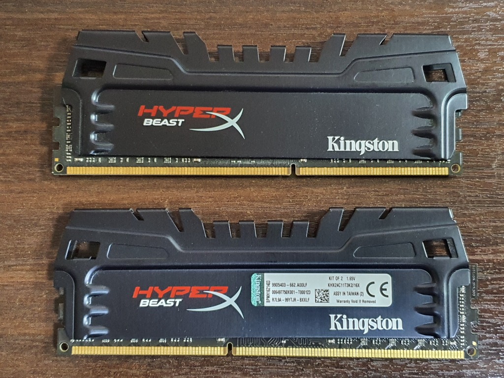 Kingston HyperX Beast DDR3 2400Mhz KHX24C11T3K2/16X (8GB x 2) 16GB DRAM