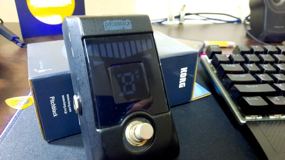 Korg Pitchblack Tuner Pedal Music Media Music Instruments On Carousell
