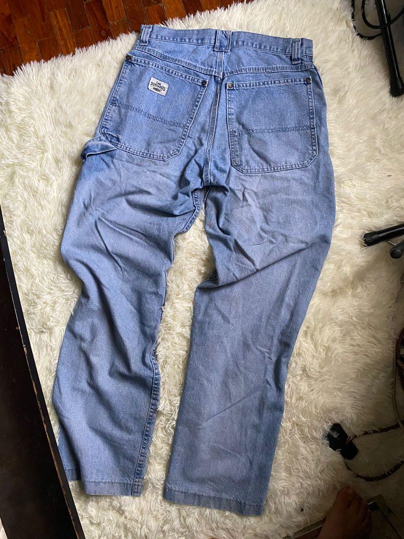 Lee Dungarees Vintage Wide Jeans, Men's Fashion, Bottoms, Jeans on Carousell