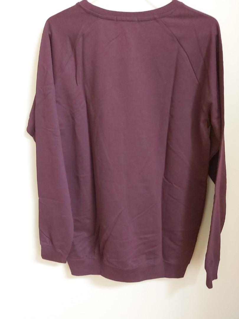 Long Sleeved Pullover - M size, Men's Fashion, Tops & Sets 