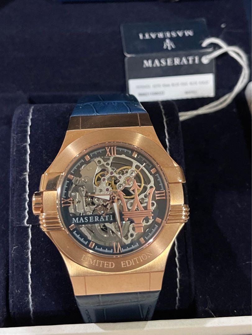 Maserati automatic skeleton watch 2025