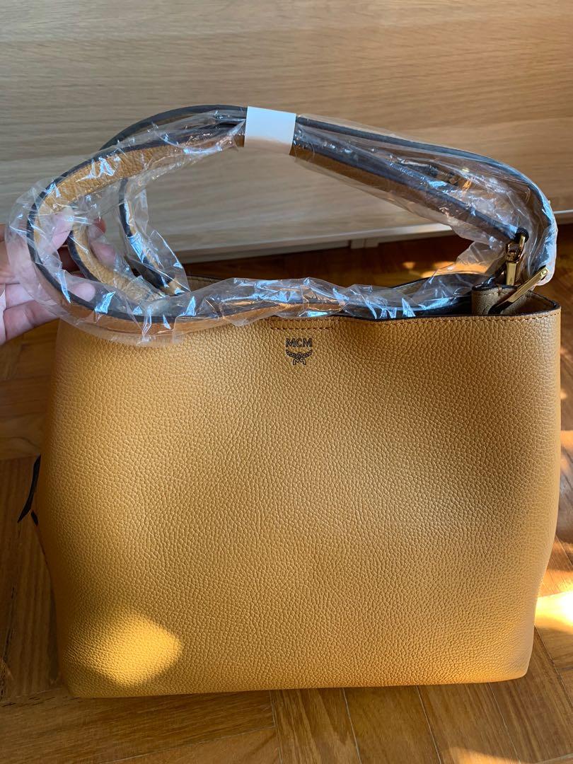 MCM Sarah Visetos Hobo Bag