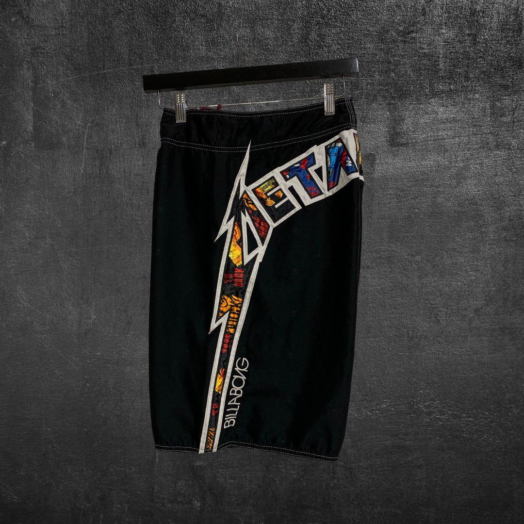 Metallica x Billabong Board Shorts, Men's Fashion, Bottoms, Swim Trunks
