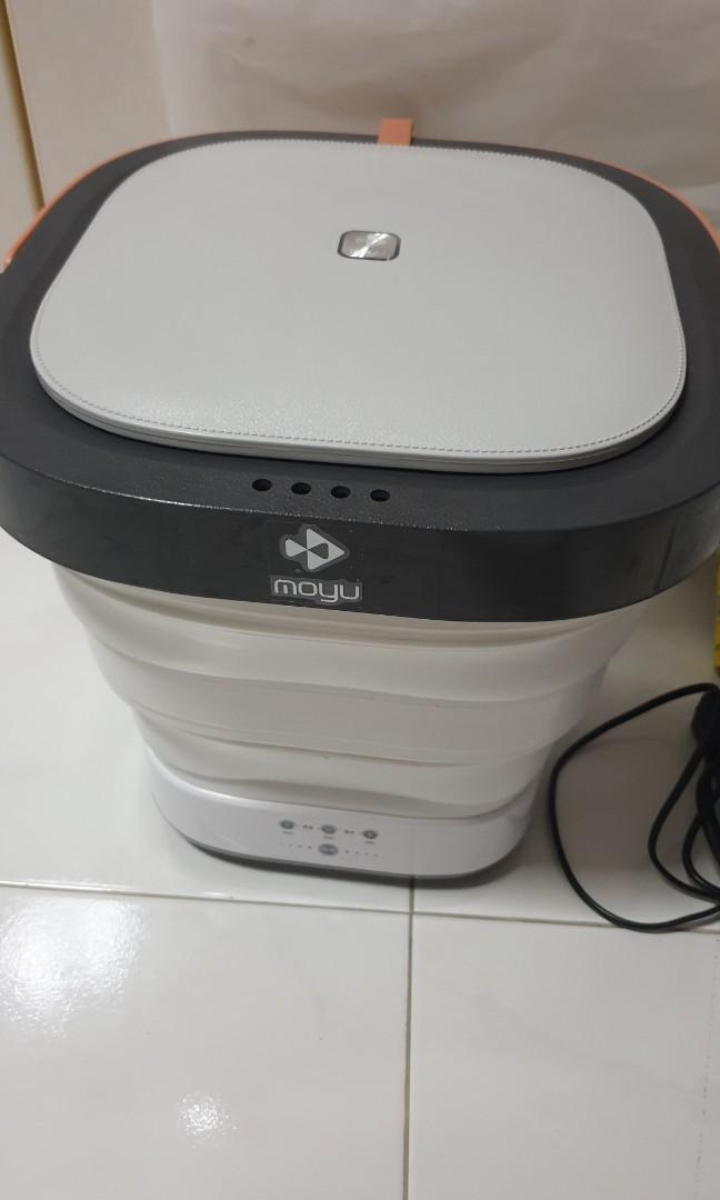 Moyu mini folding washing machine 4th gen with UV sterilization, TV