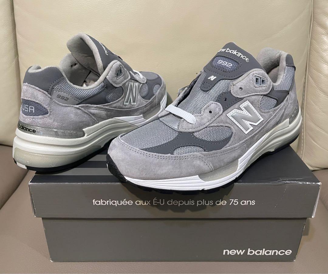 New Balance 992 Grey shoes M992GR (100% new & real), 男裝, 鞋, 波