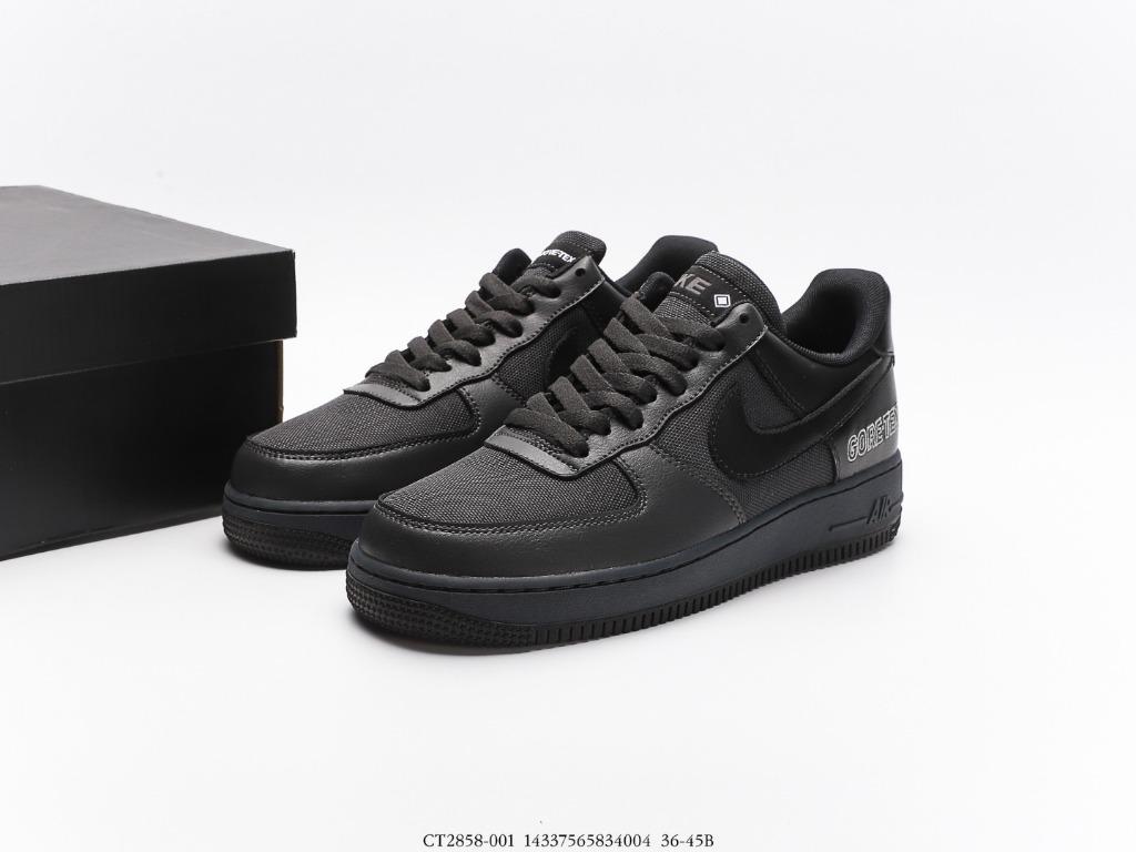 Size 11 Nike Air Force 1 Low Gore-Tex GTX Black Anthracite CT2858