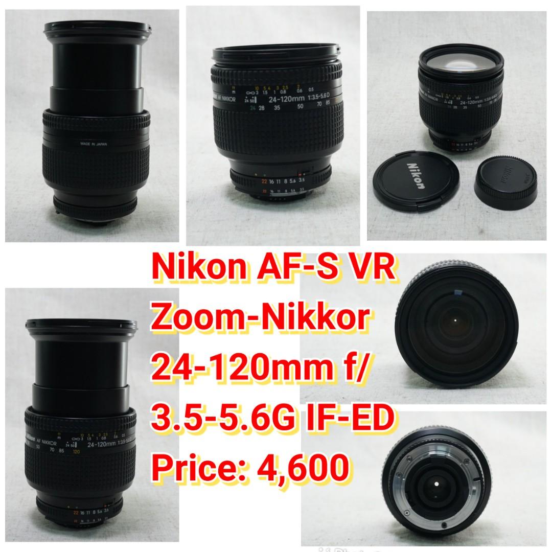 Nikon AF-S VR Zoom-Nikkor 24-120mm f/3.5-5.6G IF-ED, 相機攝影