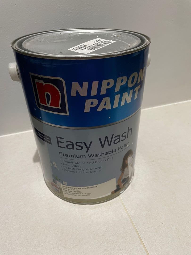 Nippon Paint Sail White 5 liters (2 tins), Furniture & Home Living, Home Decor, Wall Decor on