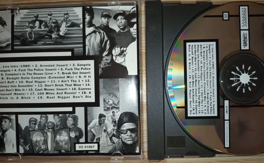 N.W.A Greatest Hits Dr.Dre Ice Cube Easy E CD, 興趣及遊戲, 音樂