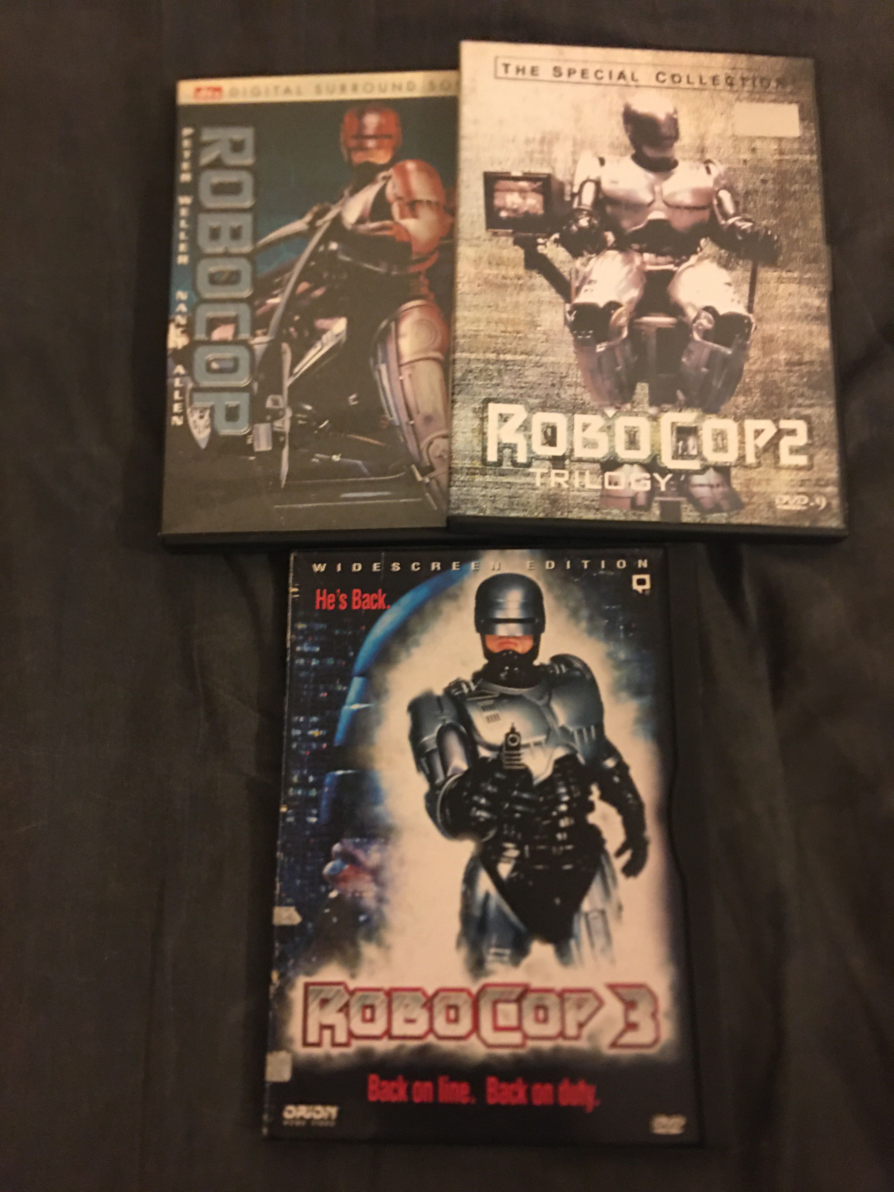 Retro Robocop Trilogy DVD Set, Hobbies & Toys, Music & Media