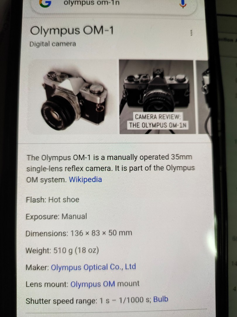 OLYMPUS OM1n (manual/ film camera ), Photography, Cameras on Carousell