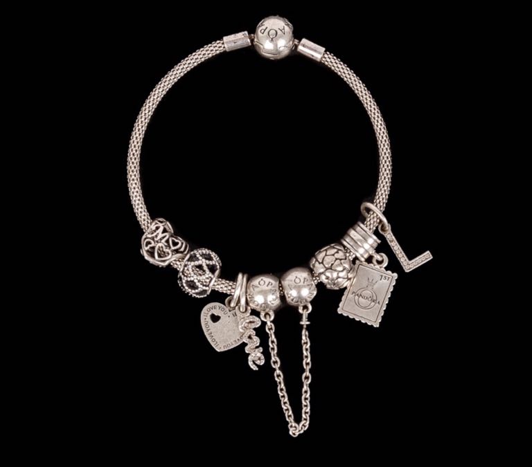 Mesh armband sales pandora charms