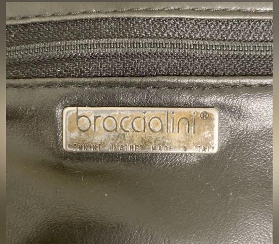 SALE! Authentic Vintage Braccialini bag (Category: Luxury Bags & Wallets) located in Muntinlupa City. Submitted by mjas_treasures (Listing ID 1119054239, Image 2). Description: 👜Authentic Vintage Braccialini suede leather bag. Made in Italy 🇮🇹 MOP: BDO or BPI RFS: decluttering 🤗Vintage bag please manage your expectations. Bawal po sa maarte at maselan! 🚫No return, no exchange, no refund!.