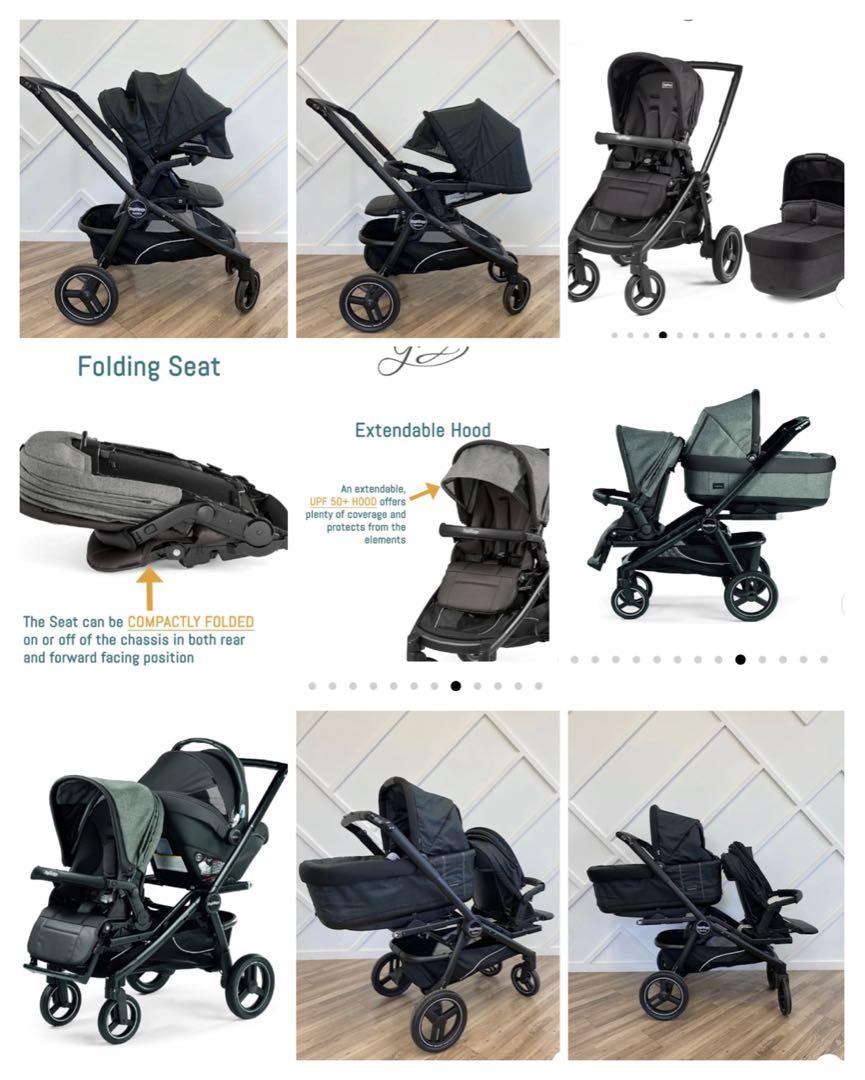 Peg perego hotsell team double stroller