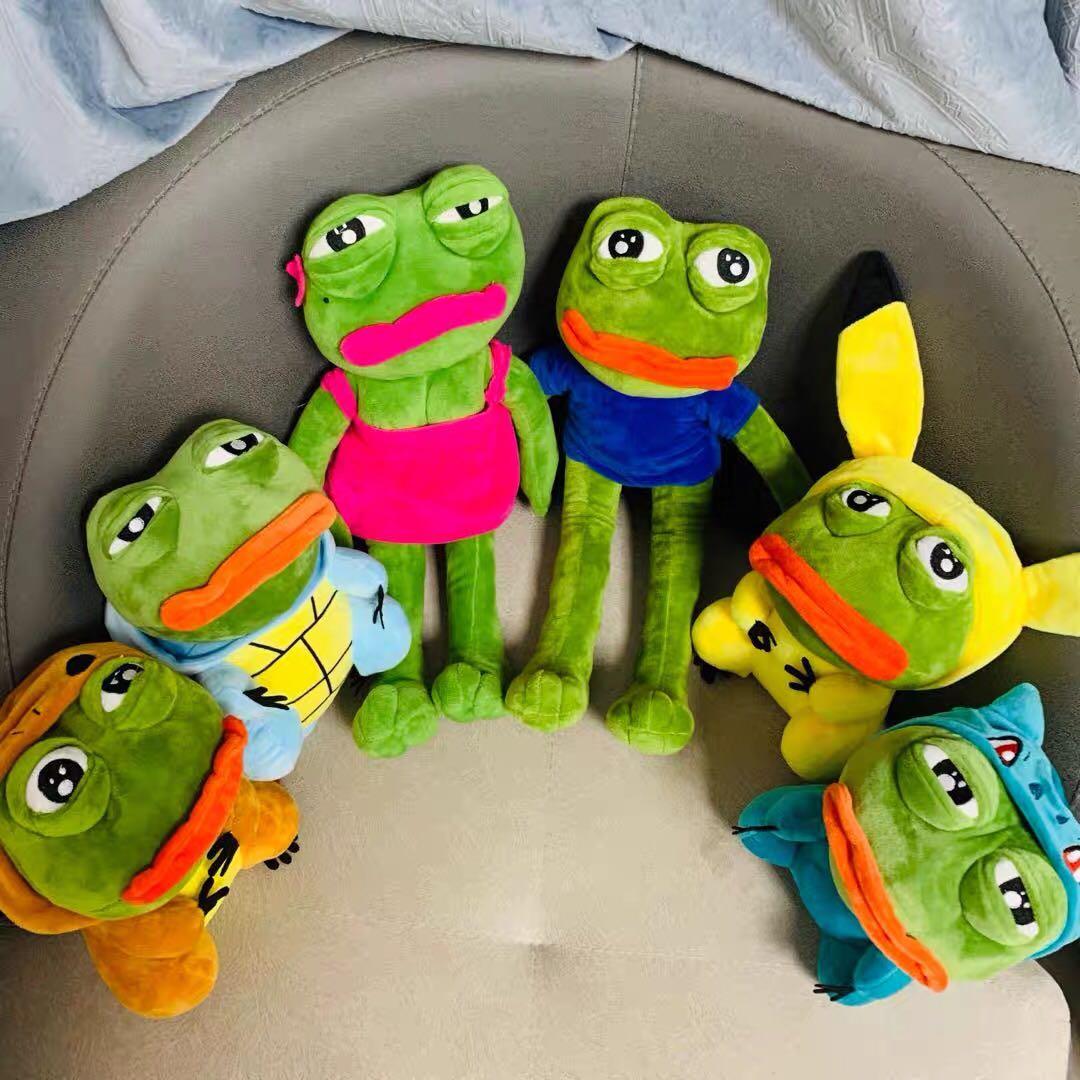pepe frog plush toy