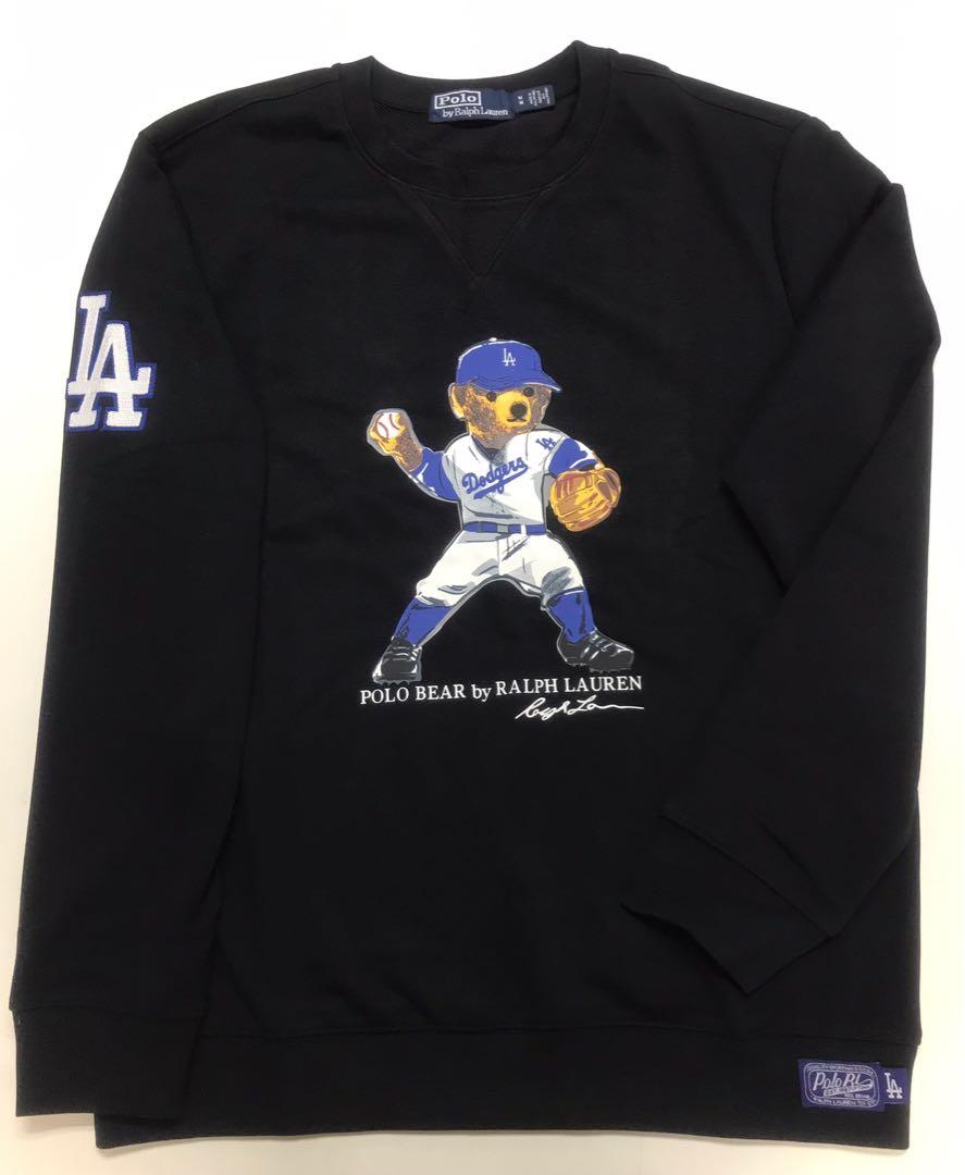 Polo Bear Ralph Lauren crossover MLB LA Dodgers Sweater, Men's Fashion,  Tops & Sets, Tshirts & Polo Shirts on Carousell