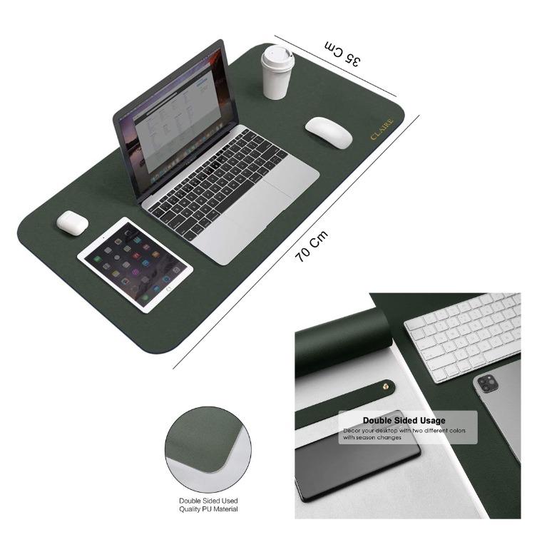 Premium Leather Personalised Desk Mat/ Customised Desk Mat/ Laptop Desk ...