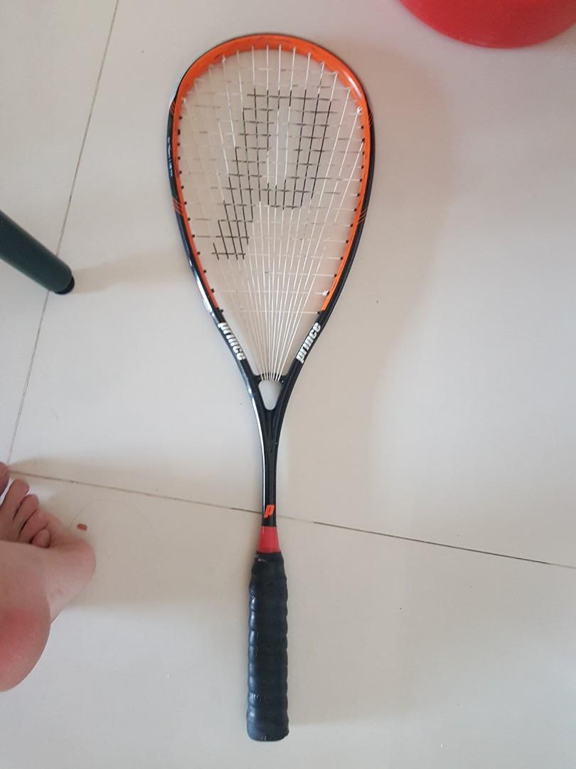 Prince Squash Racket, Sports Equipment, Sports & Games, Racket & Ball