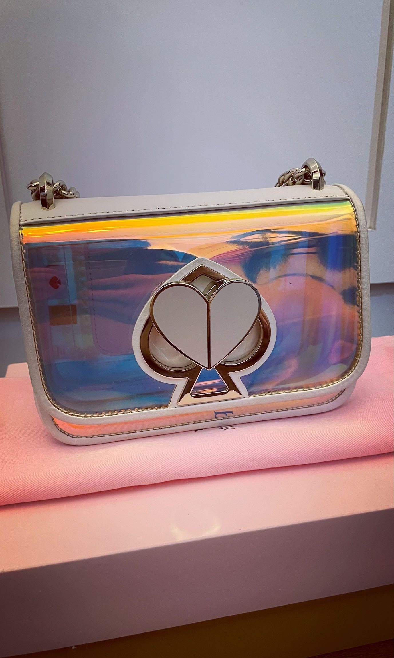 nicola iridescent small shoulder bag