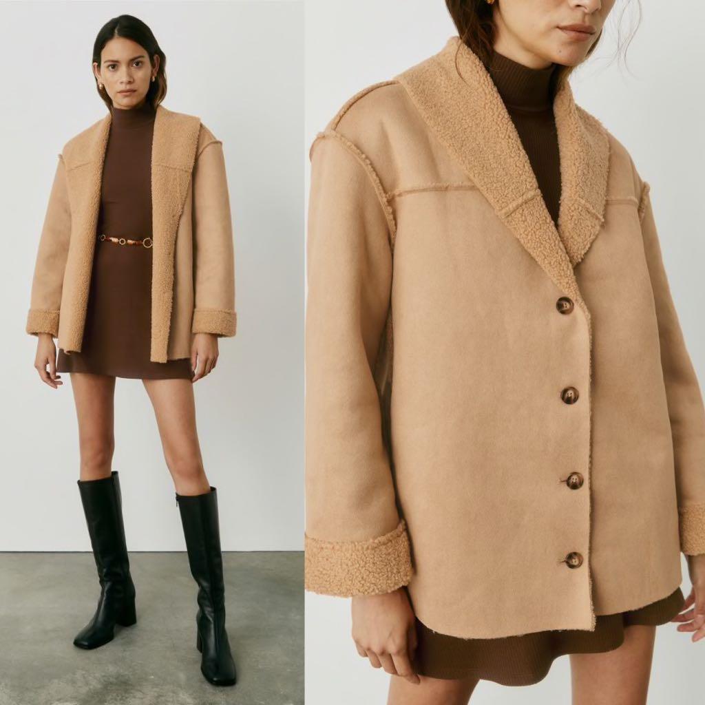 Reformation hotsell camel coat