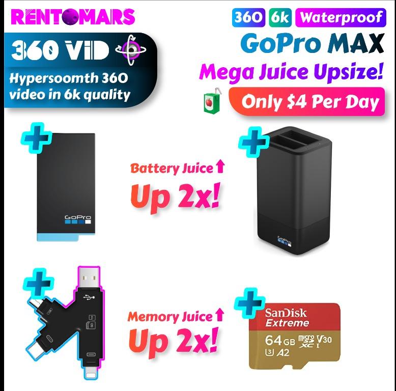 Rent a GoPro Max 360, Best Prices