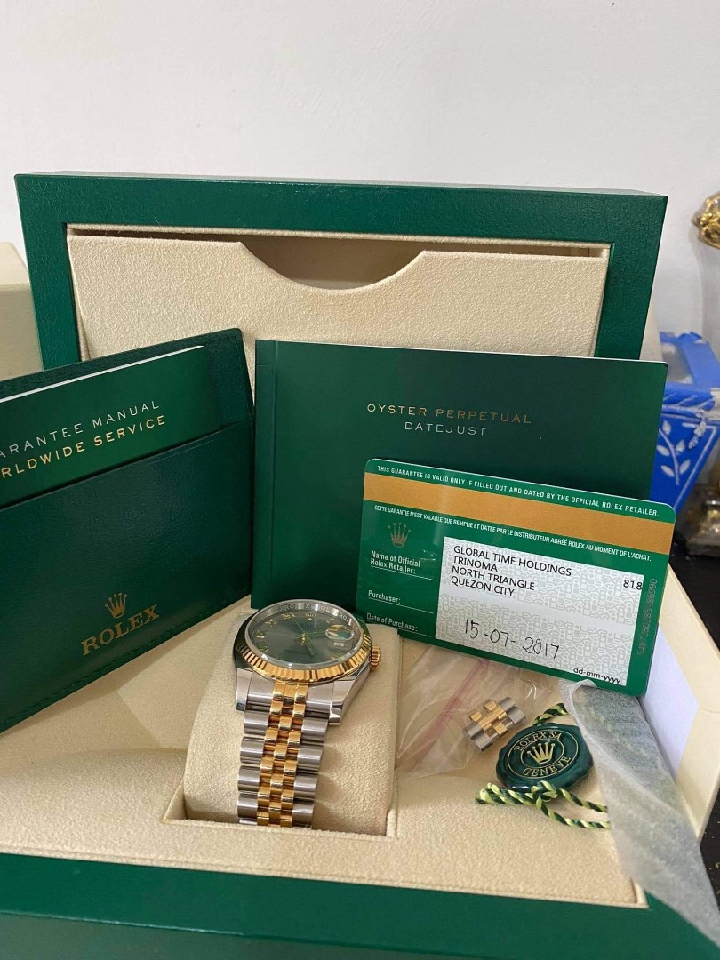 Rolex datejust twotone roman dial