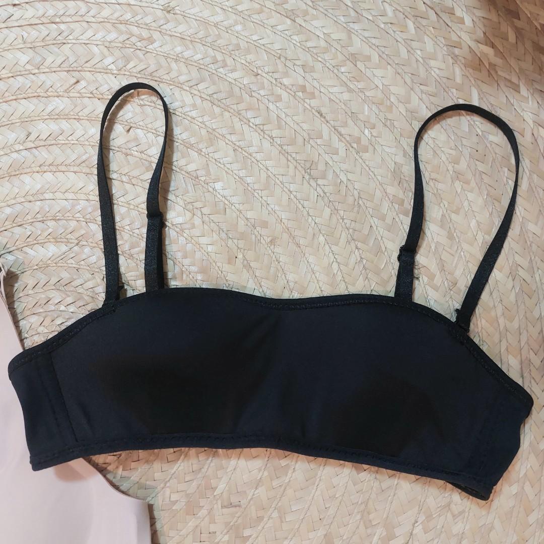 Bandeau Seamless Bra - Black