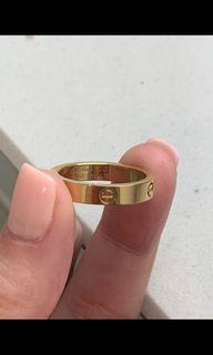 Selling this ring size 7- stainless steel