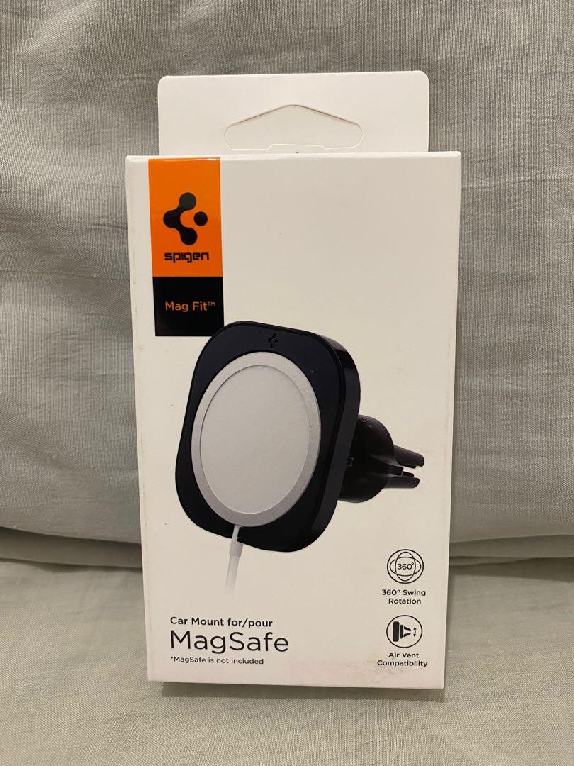 Spigen Mag Fit Phone Holder Car Mount Designed for Magsafe, Mobile Phones & Gadgets, Mobile