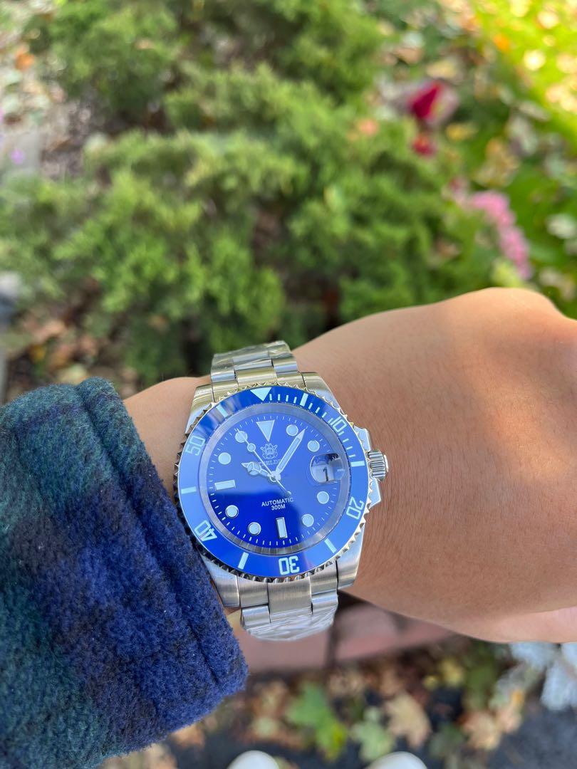 Blue steel submariner online