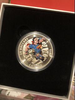 Superman Fine Silver Coin (Iconic Superman Comic Book Covers - Action Comics #1) From RCM