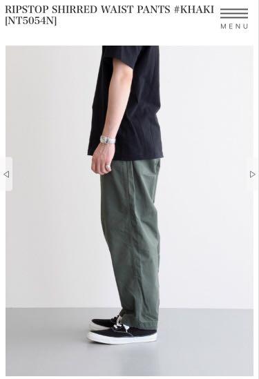 THE NORTH FACE PURPLE LABEL RIPSTOP SHIRRED WAIST PANTS, 男裝, 褲