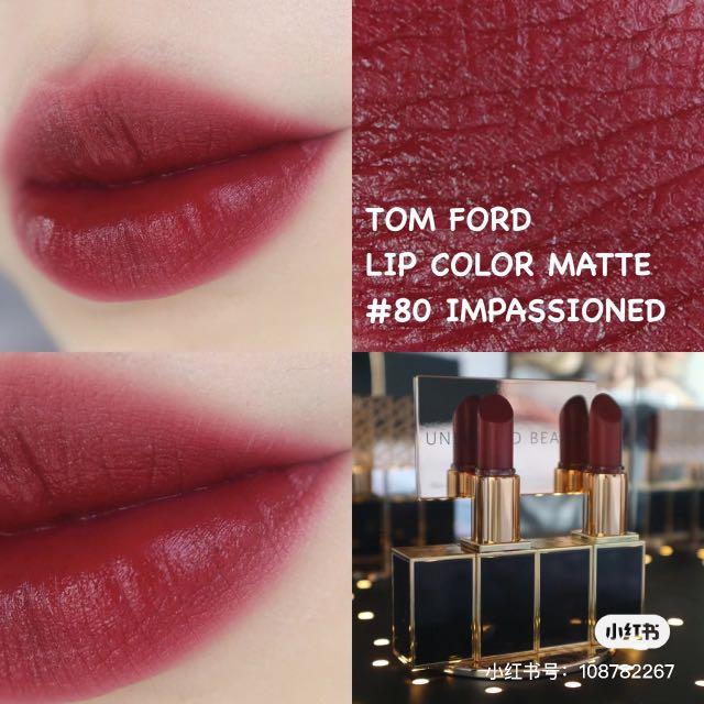Tom Ford Impassioned 80 Matte version, Beauty & Personal Care, Face, Makeup  on Carousell