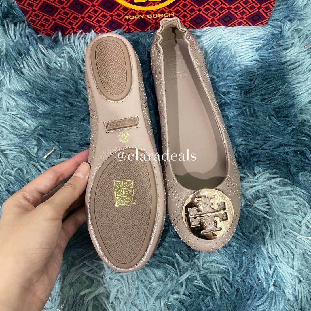Tory burch minnie discount quilted leather ballet flats