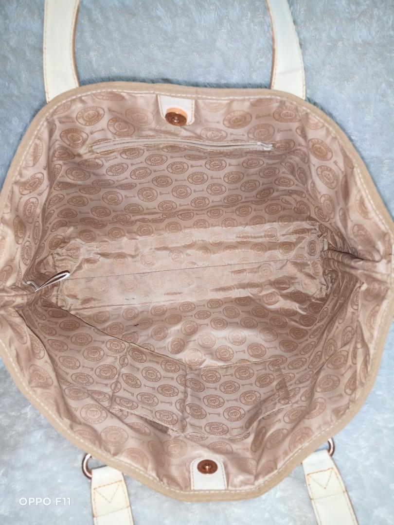 Tote bag besar Harrods original, Fesyen Wanita, Tas & Dompet di Carousell
