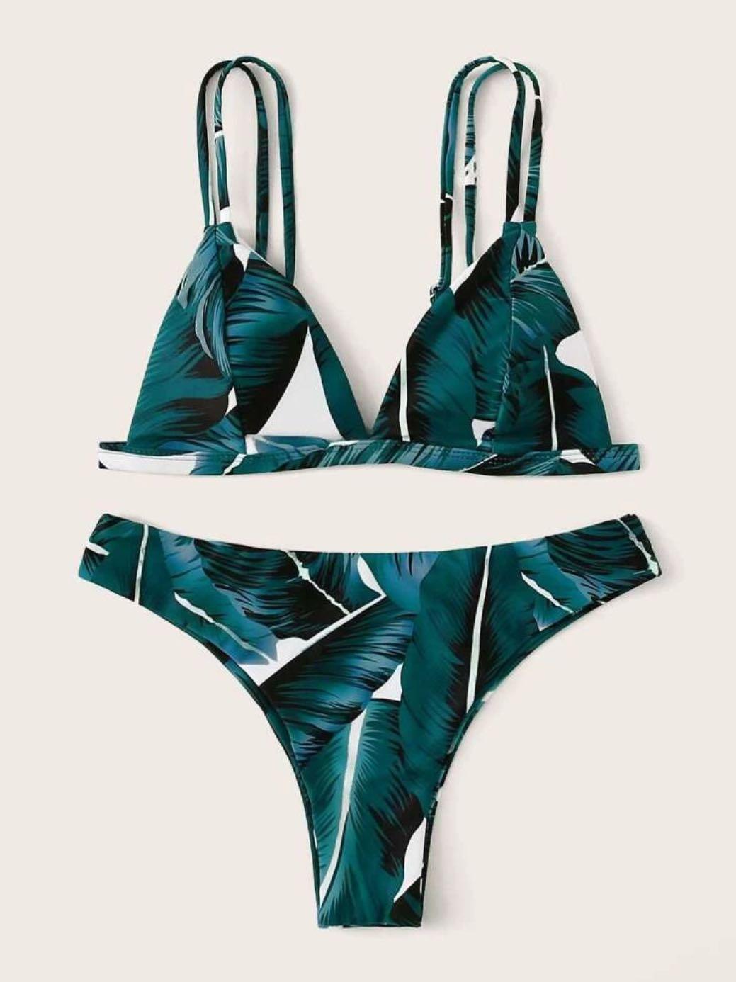Marina West Swim Paradise Awaits Triangle Bikini and Sarong Set