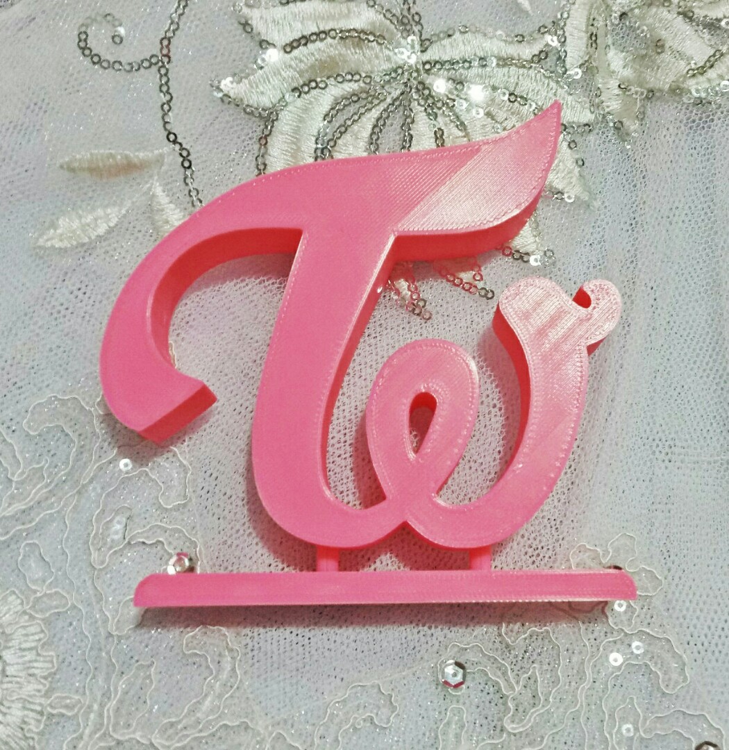 Twice Logo Decor Kpop 3d Hobbies Toys Memorabilia Collectibles K Wave On Carousell