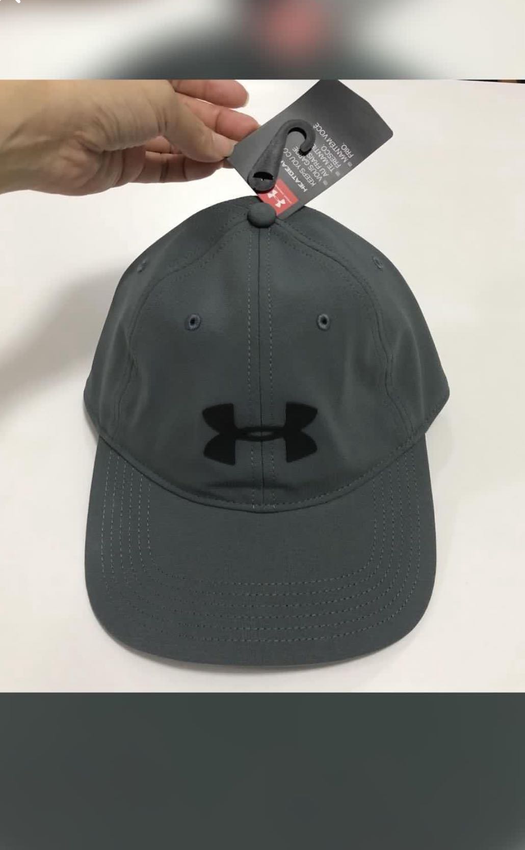 Under Armour Grey Baseline Cap 