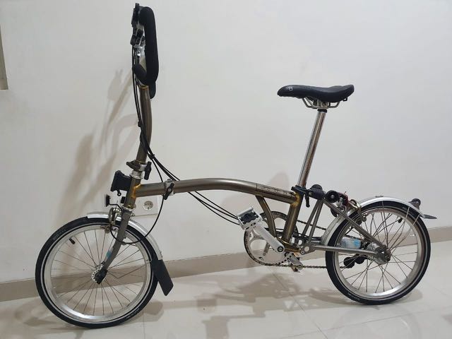 brompton raw lacquer titanium