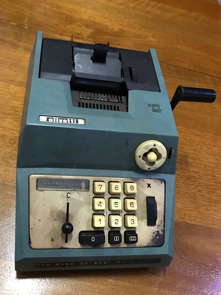 Vintage 1960s Calculator Olivetti Summa Prima 20, Hobbies & Toys