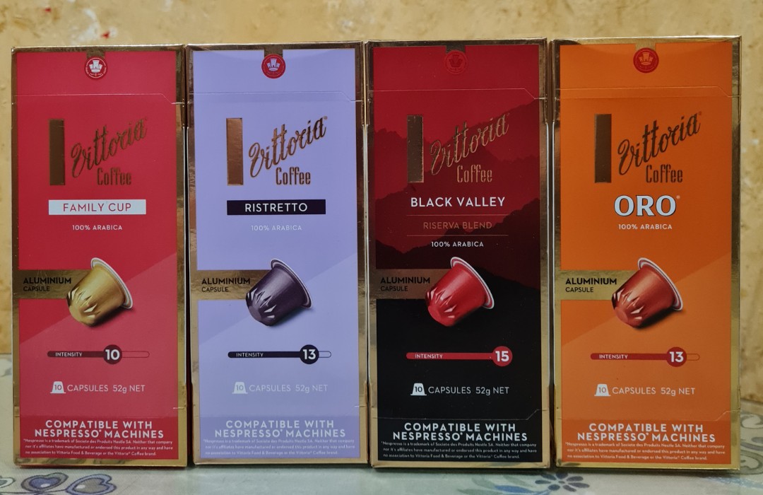 Vittoria Coffee Pods, Food \u0026 Drinks 