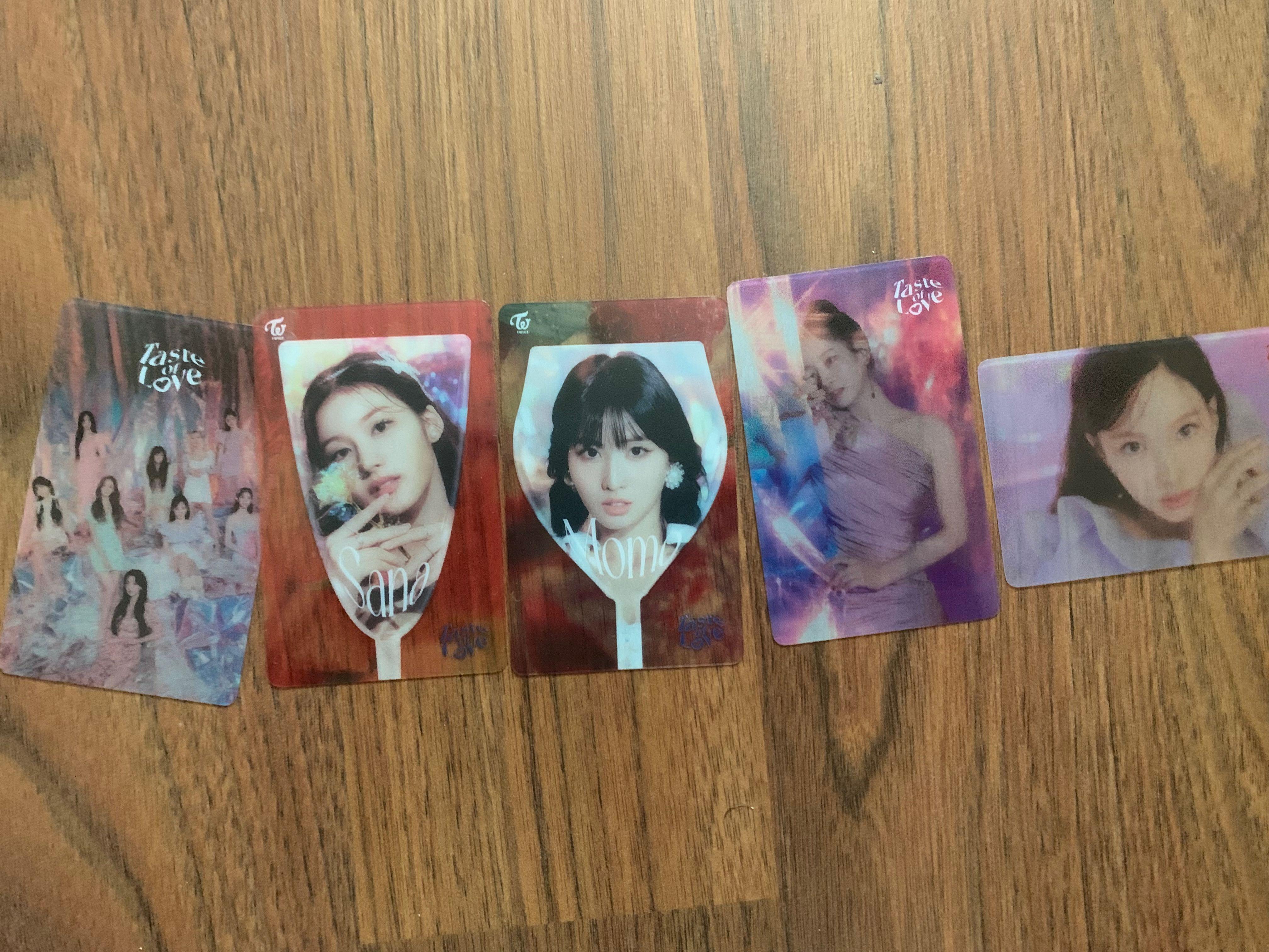 Wts Twice Taste Of Love Transparent Photocard Kpop Merch K Wave On Carousell