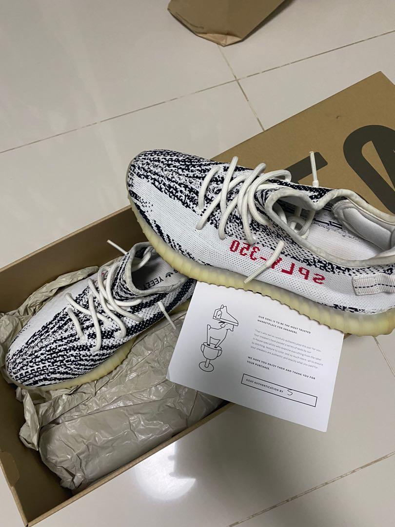 Yeezy Boost 350 V2 Zebra, Men's Fashion, Footwear, Sneakers on Carousell