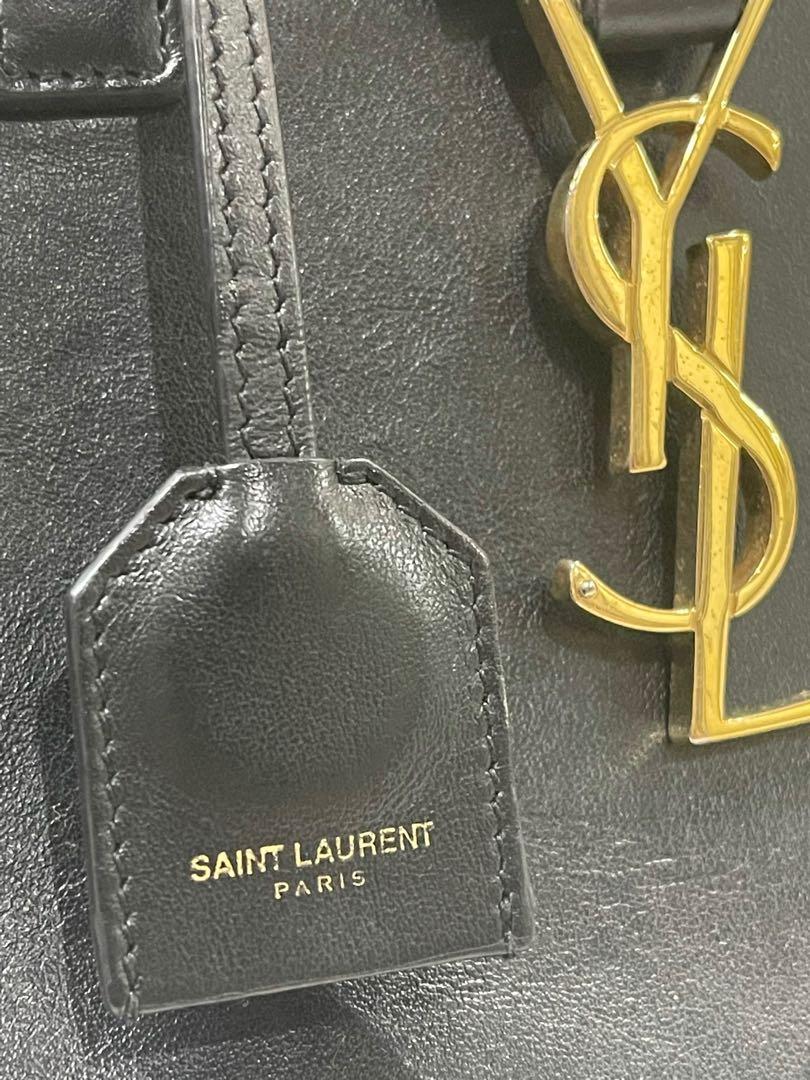 Saint Laurent Monogram Cabas Leather Baby Black 2319171