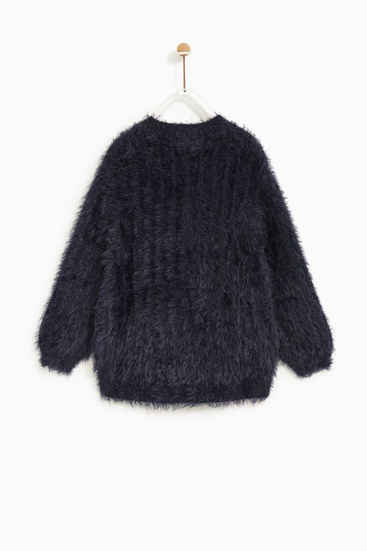 Zara Fluffy Feather like pullover 