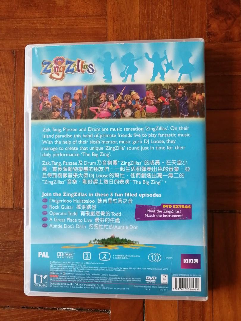 麗蘭/Welcome !! DVD Zingzillas :Welcome To The Island DVD, 興趣及遊戲, 玩具& 遊戲類