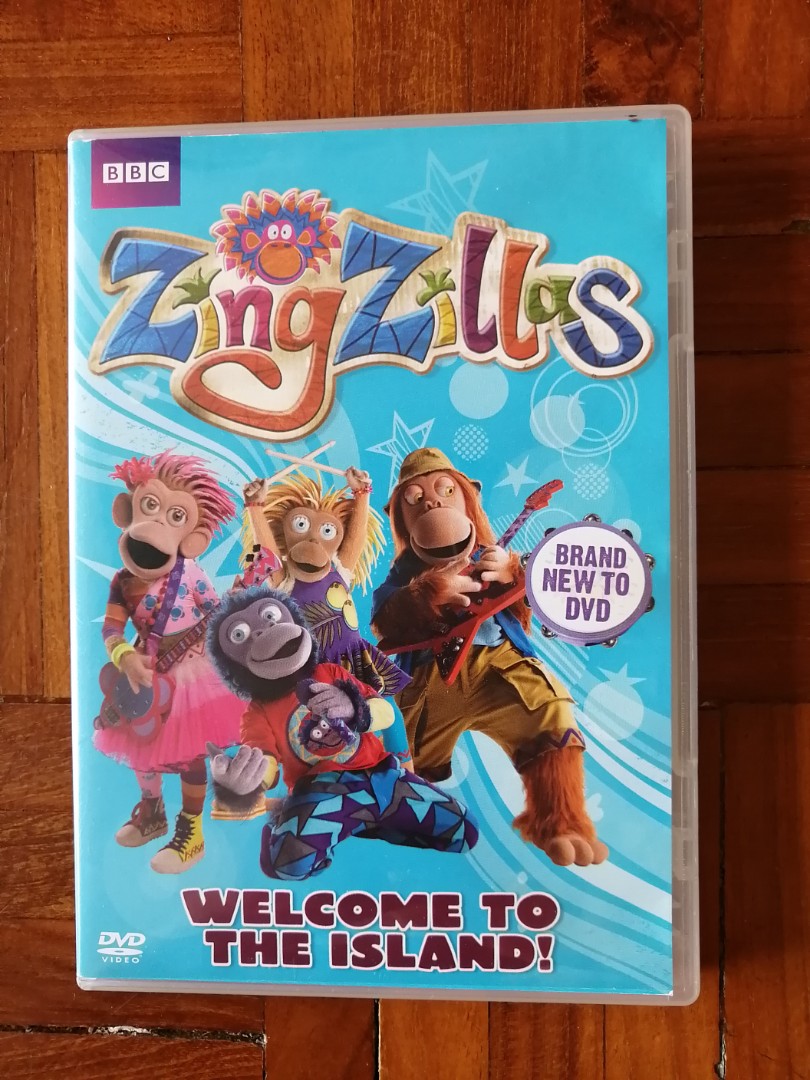 Zingzillas :Welcome To The Island DVD, 興趣及遊戲, 玩具& 遊戲類